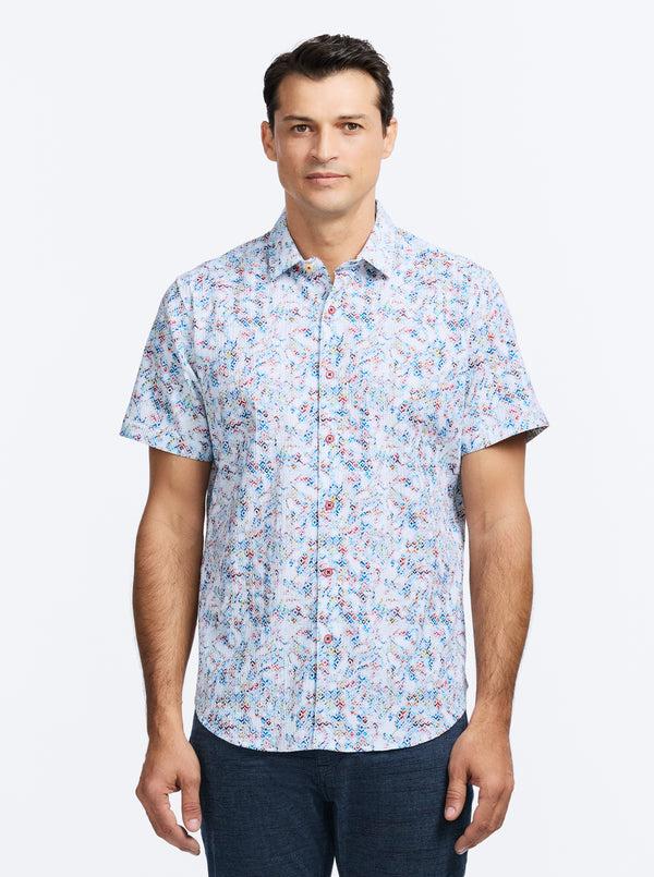 robert graham ELGAR SHORT SLEEVE BUTTON DOWN SHIRT