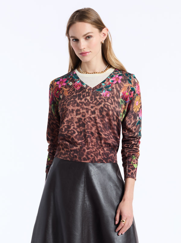 robert graham EVELYN LONG SLEEVE SWEATER