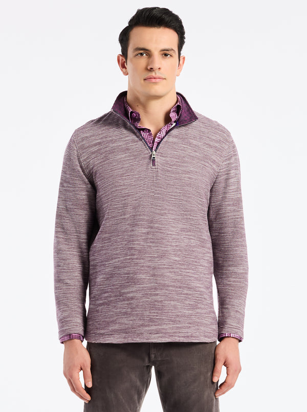 robert graham LEDSON LONG SLEEVE KNIT SHIRT
