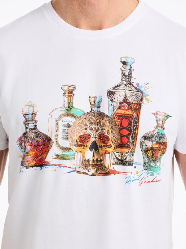 Robert Graham LIQUID SKULL SHORT SLEEVE T-SHIRT