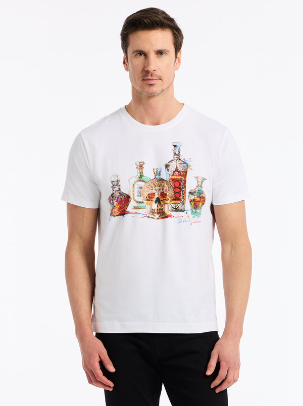 robert graham LIQUID SKULL SHORT SLEEVE T-SHIRT