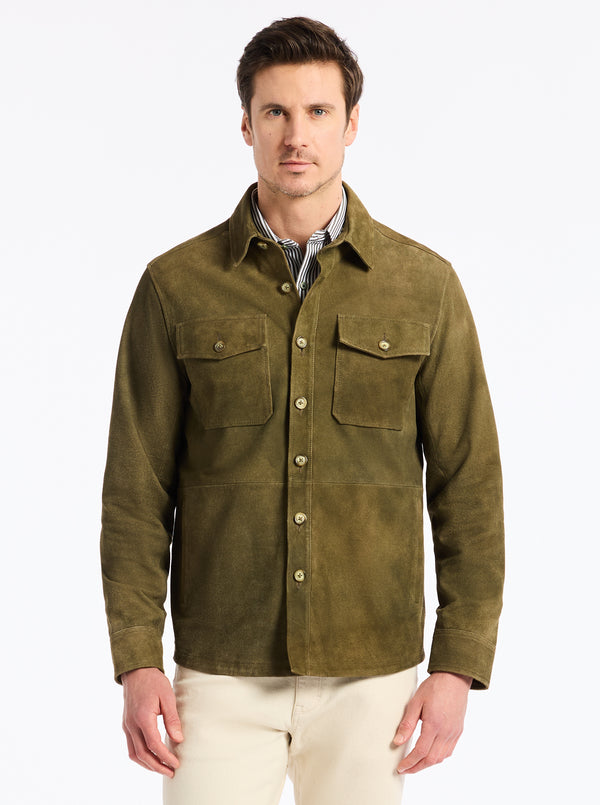 robert graham MANZO SUEDE JACKET