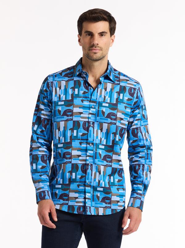 robert graham NOLAN LONG SLEEVE BUTTON DOWN SHIRT