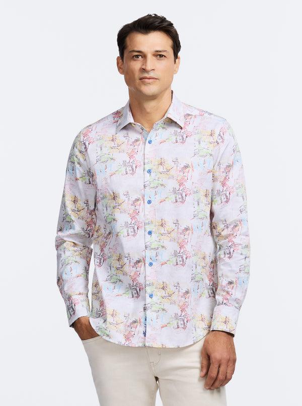 robert graham PAYSON LONG SLEEVE BUTTON DOWN SHIRT