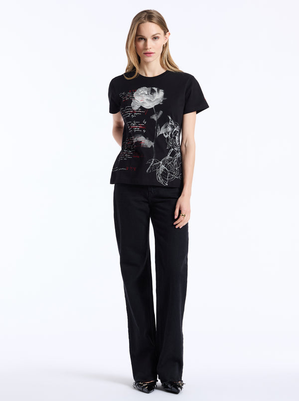 Robert Graham PETAL PAGES SHORT SLEEVE T-SHIRT