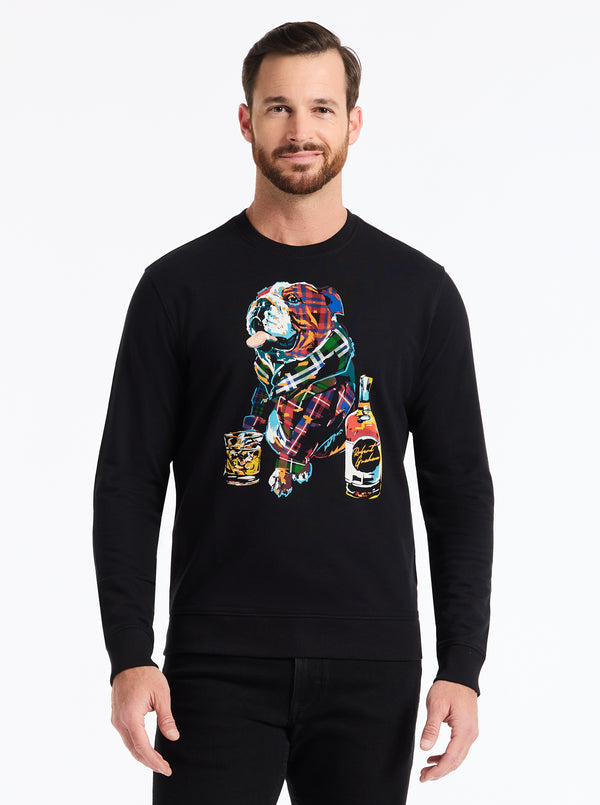 robert graham PLAID PUP LONG SLEEVE KNIT SHIRT