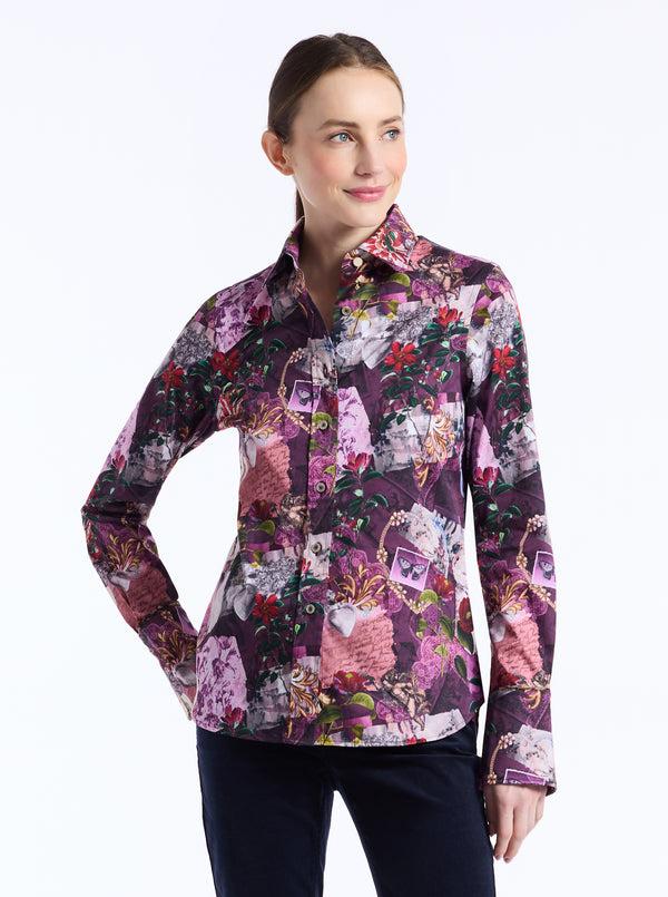 robert graham PRISCILLA LONG SLEEVE SHIRT