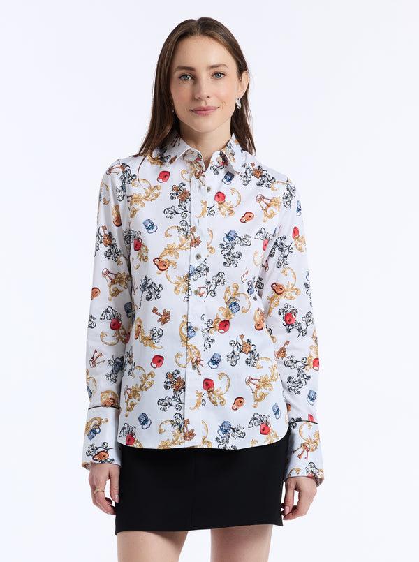 robert graham PRISCILLA LONG SLEEVE SHIRT