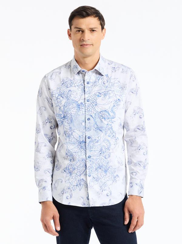 robert graham RAMSEY LONG SLEEVE BUTTON DOWN SHIRT
