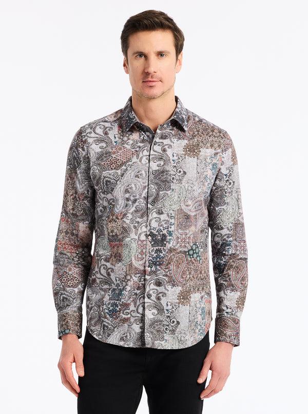 robert graham REMSEN LONG SLEEVE BUTTON DOWN SHIRT