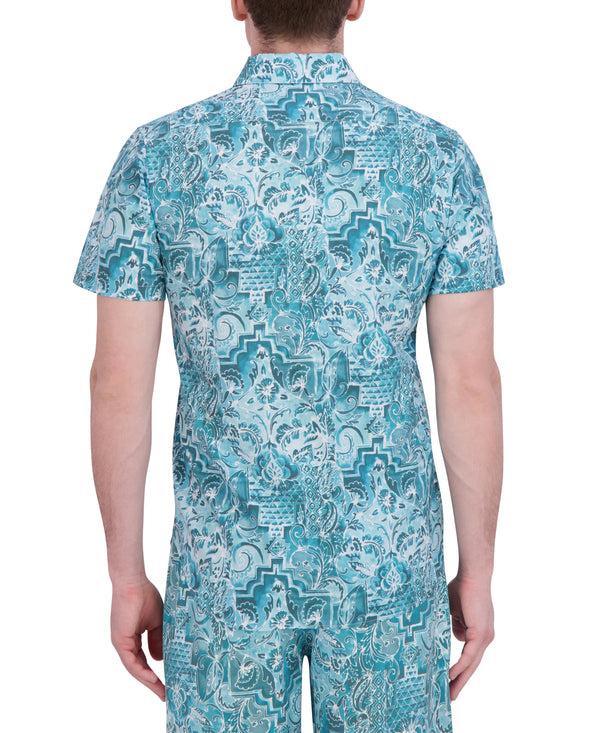 Robert Graham SHORT SLEEVE BUTTON DOWN SHIRT