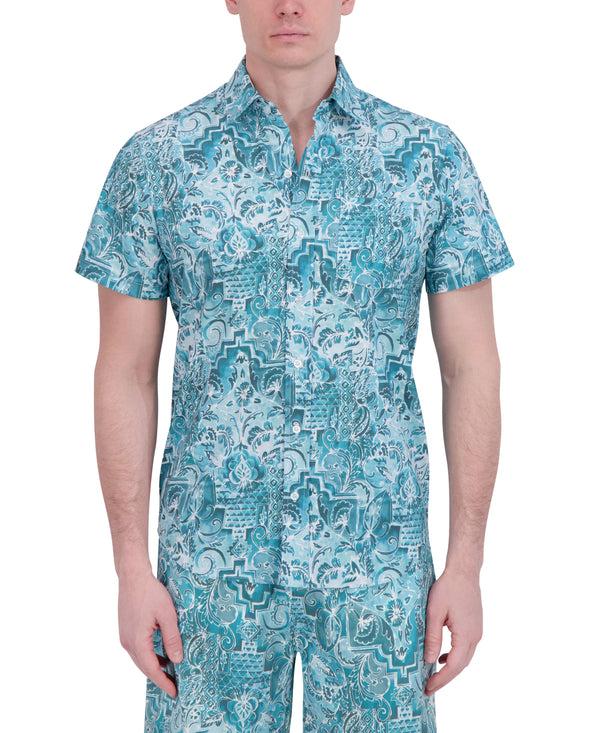 robert graham SHORT SLEEVE BUTTON DOWN SHIRT