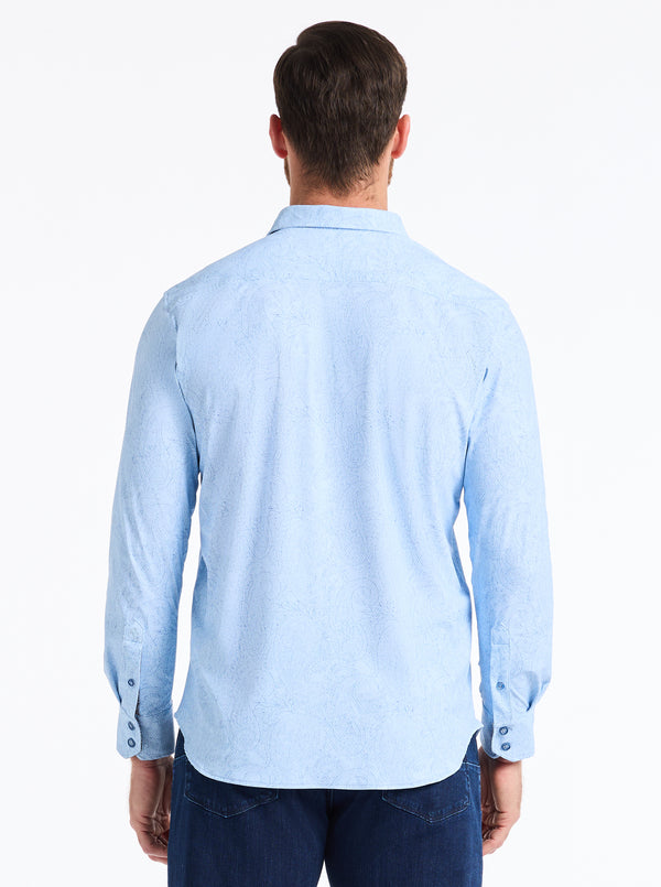 Robert Graham THURSTON LONG SLEEVE BUTTON DOWN KNIT SHIRT