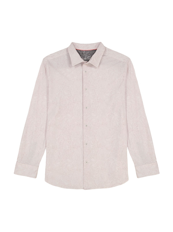 Robert Graham THURSTON LONG SLEEVE BUTTON DOWN KNIT SHIRT