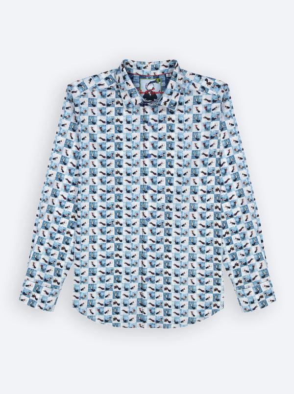 Robert Graham TOASTED LONG SLEEVE BUTTON DOWN SHIRT