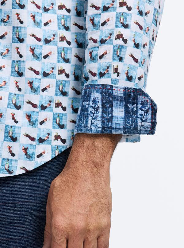 Robert Graham TOASTED LONG SLEEVE BUTTON DOWN SHIRT