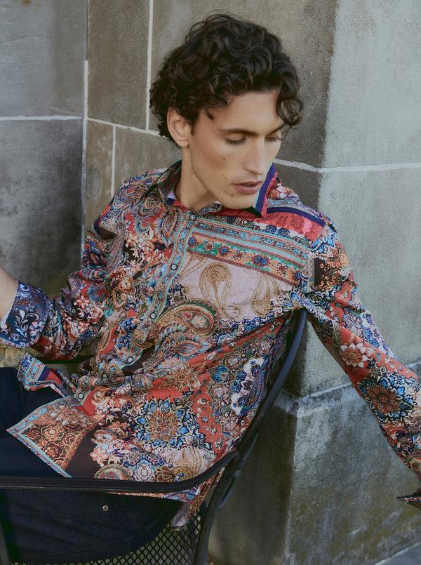 robert graham WELLSLEY LONG SLEEVE BUTTON DOWN SHIRT