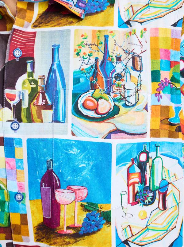 Robert Graham WINE & DINE SHORT SLEEVE BUTTON DOWN SHIRT