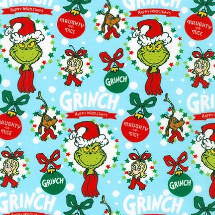 robert kaufman fabrics ADE-20278-223 HOLIDAY by Dr. Seuss Enterprises from How the Grinch Stole Christmas