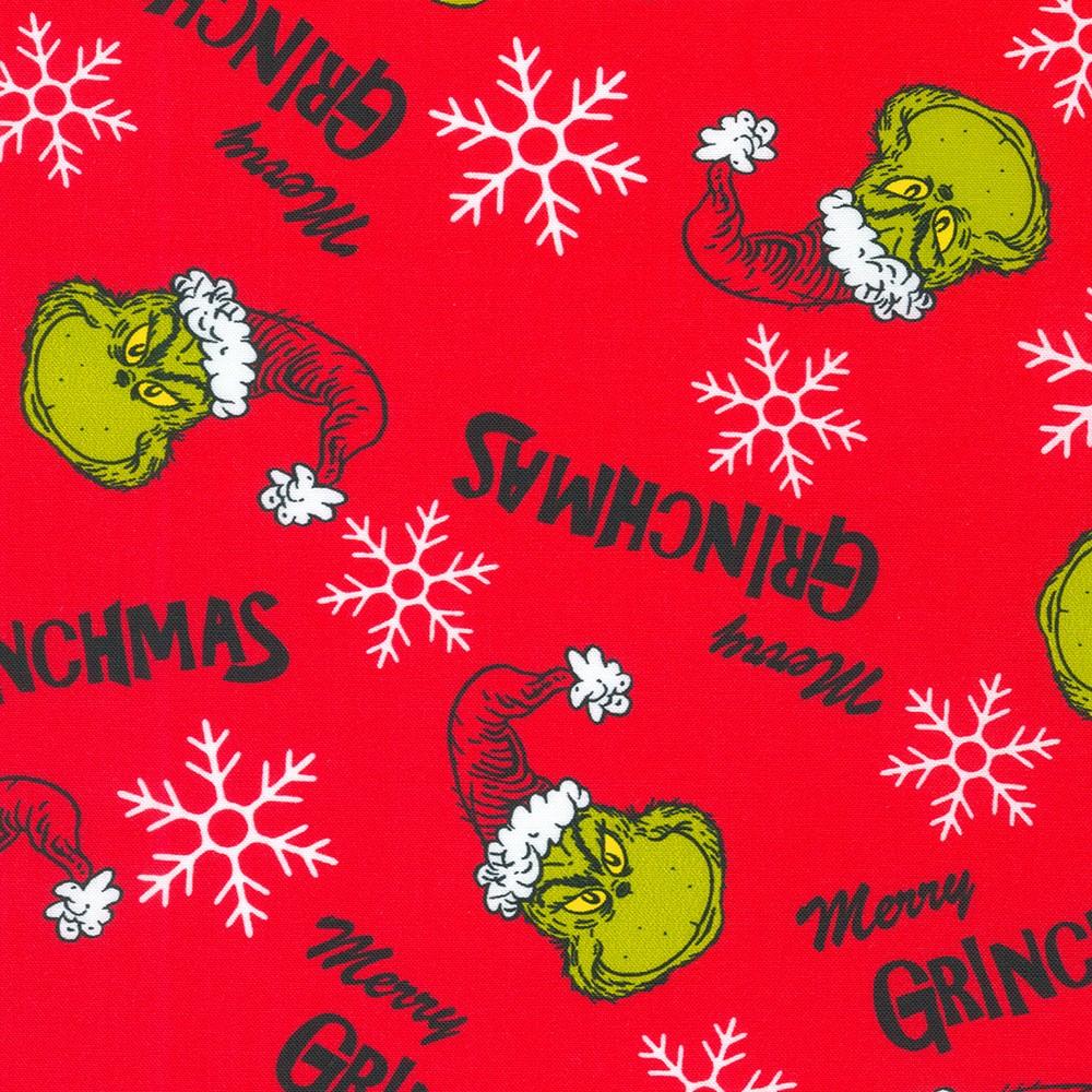 robert kaufman fabrics ADE-20995-223 HOLIDAY by Dr. Seuss Enterprises from How the Grinch Stole Christmas