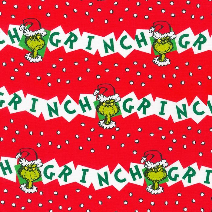 Robert Kaufman Fabrics ADE-20998-223 HOLIDAY By Dr. Seuss Enterprises From How The Grinch Stole Christmas