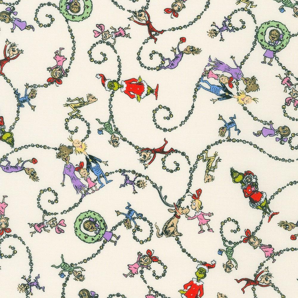 robert kaufman fabrics ADED-21778-223 HOLIDAY by Dr. Seuss Enterprises from How the Grinch Stole Christmas