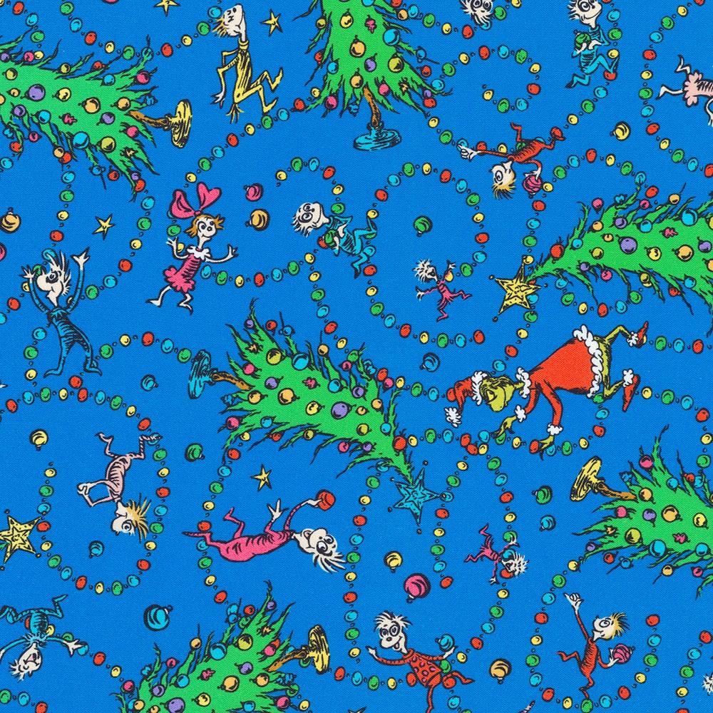 robert kaufman fabrics ADED-22569-277 WINTER by Dr. Seuss Enterprises from How the Grinch Stole Christmas