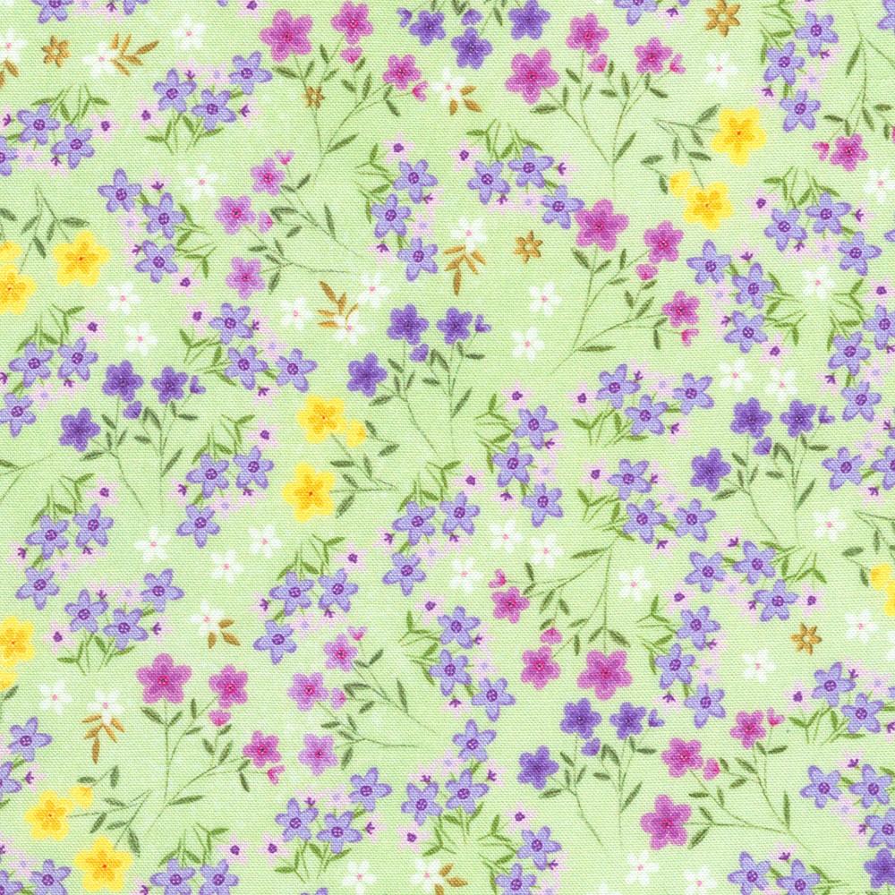 Robert Kaufman Fabrics AFGD-23582-32 MINT By Dotty Lottie From Happy Easter