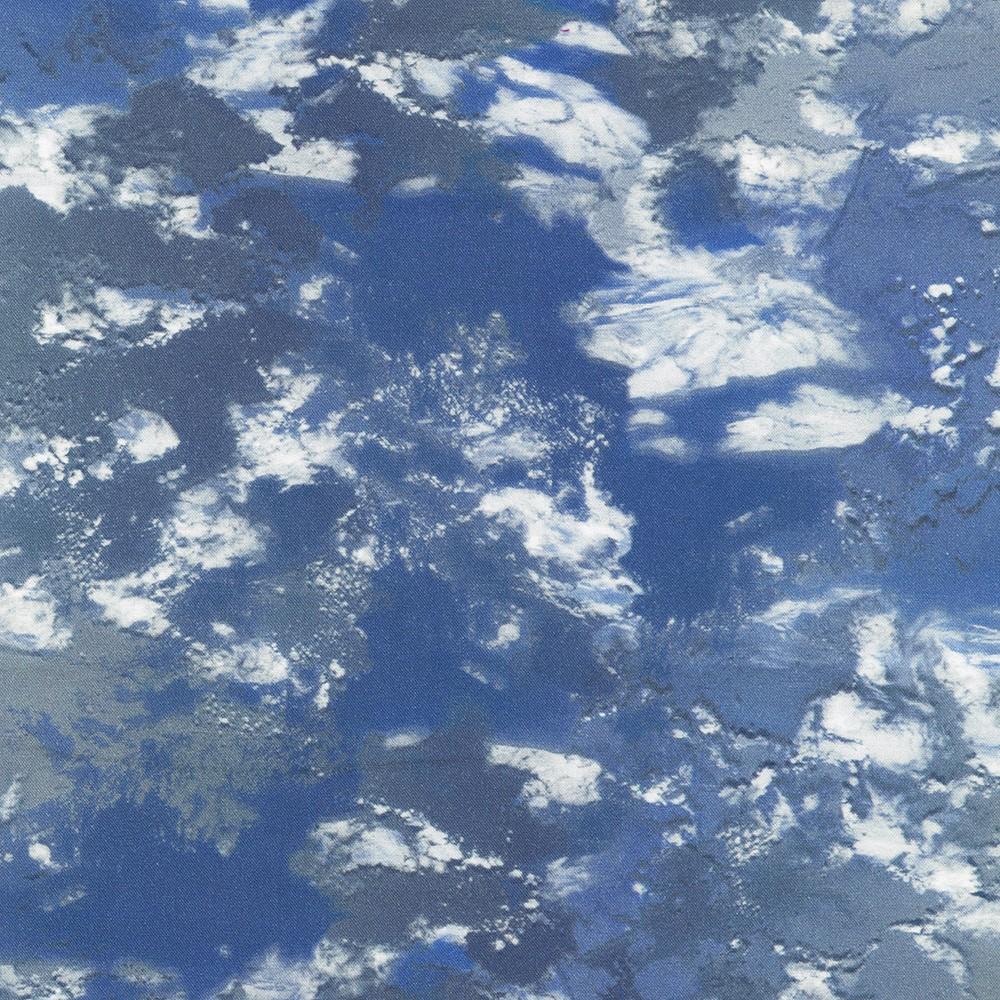 robert kaufman fabrics AKWD-23316-300 STORM by Karen Nyberg from Earth Views - Oceans