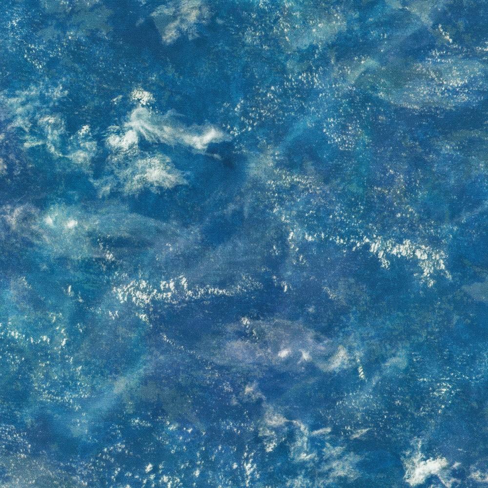 robert kaufman fabrics AKWD-23320-64 AZURE by Karen Nyberg from Earth Views - Oceans