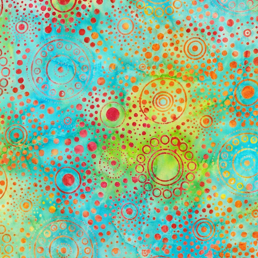 robert kaufman fabrics AMD-22656-257 CARIBBEAN from Artisan Batiks: Dotted