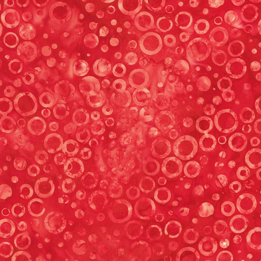 robert kaufman fabrics AMD-22658-3 RED from Artisan Batiks: Dotted