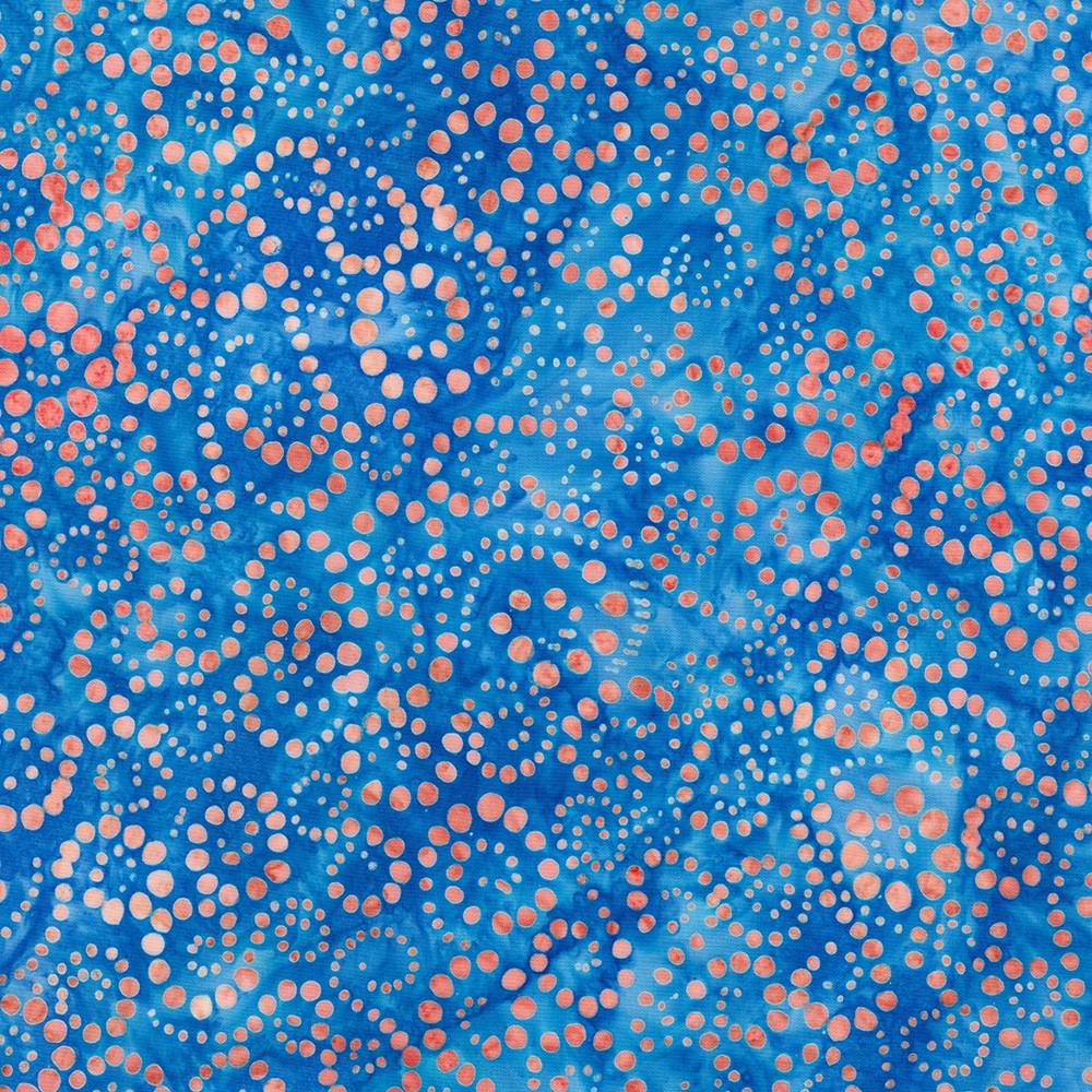 robert kaufman fabrics AMD-22834-4 BLUE from Artisan Batiks: Tutti Frutti