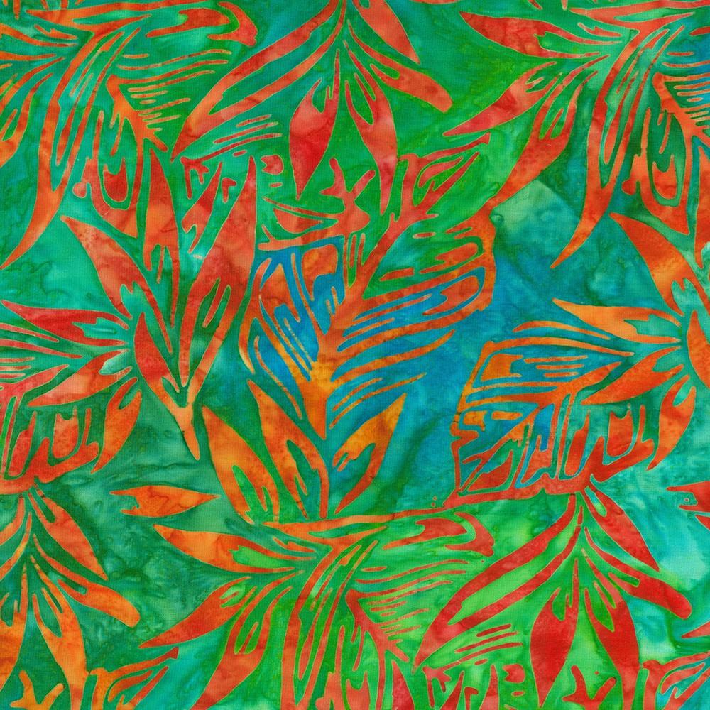 robert kaufman fabrics AMD-23461-211 ISLAND GREEN from Artisan Batiks: Aloha Sunset