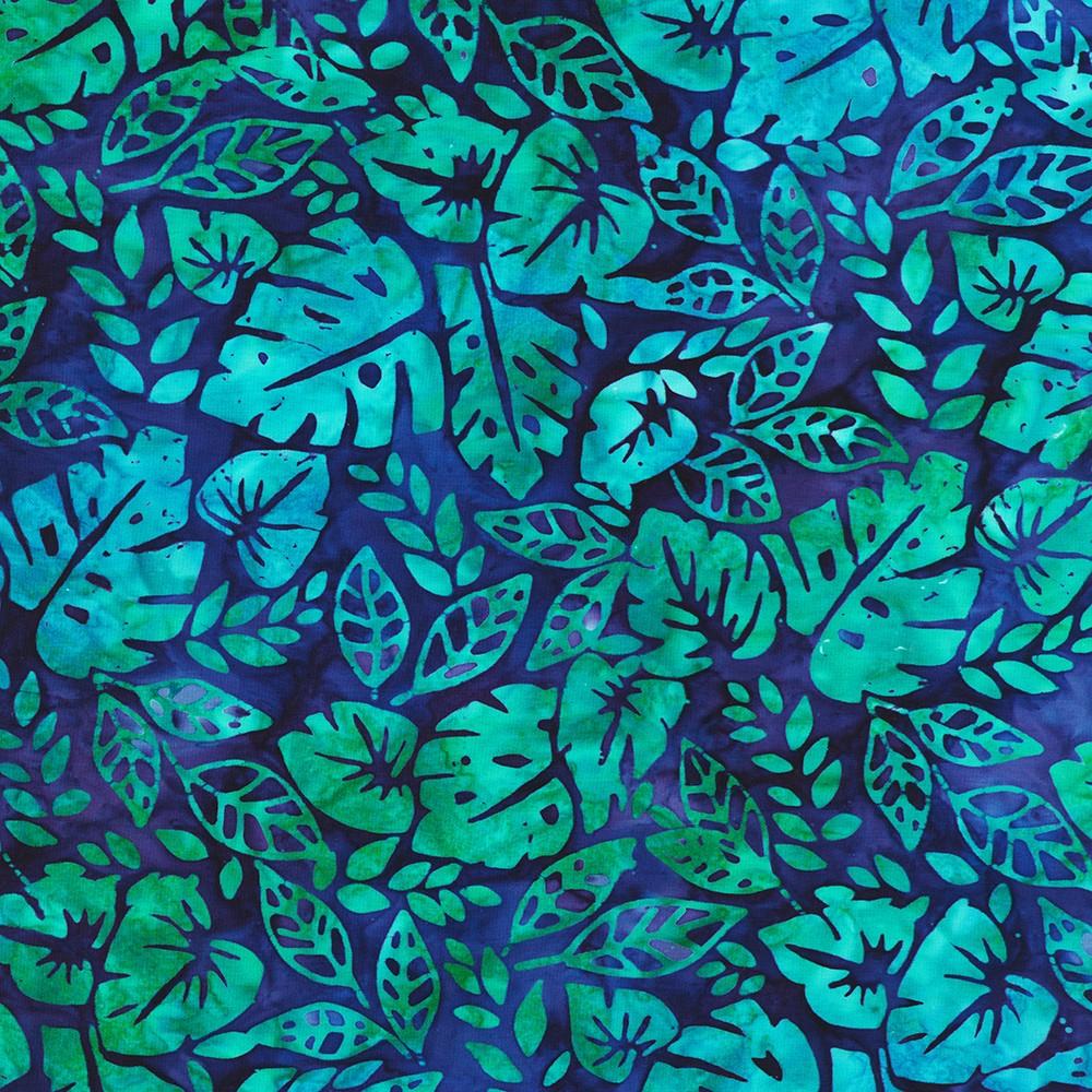 robert kaufman fabrics AMD-23462-78 PEACOCK from Artisan Batiks: Aloha Sunset