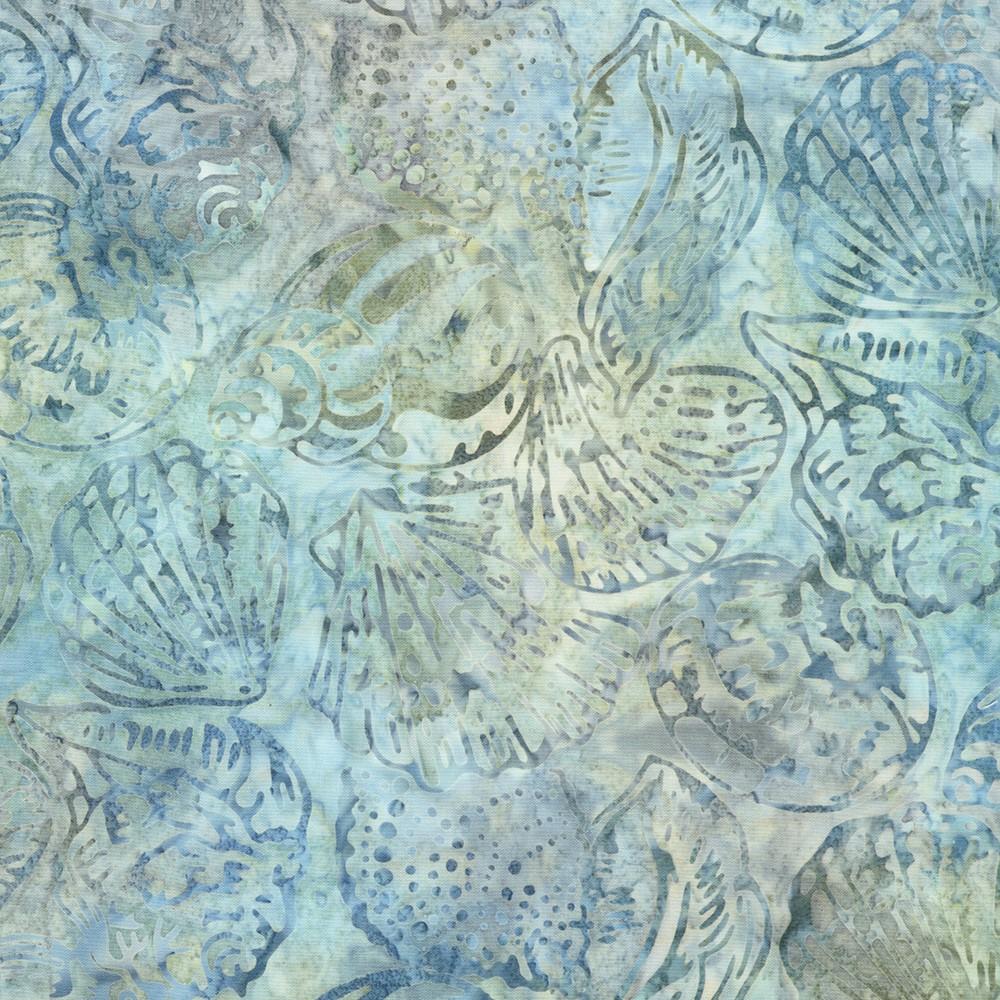 Robert Kaufman Fabrics AMD-23495-68 DUSTY BLUE From Artisan Batiks: Coastal Shells