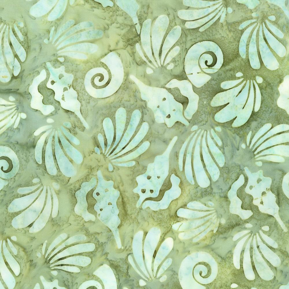 robert kaufman fabrics AMD-23496-45 MOSS from Artisan Batiks: Coastal Shells