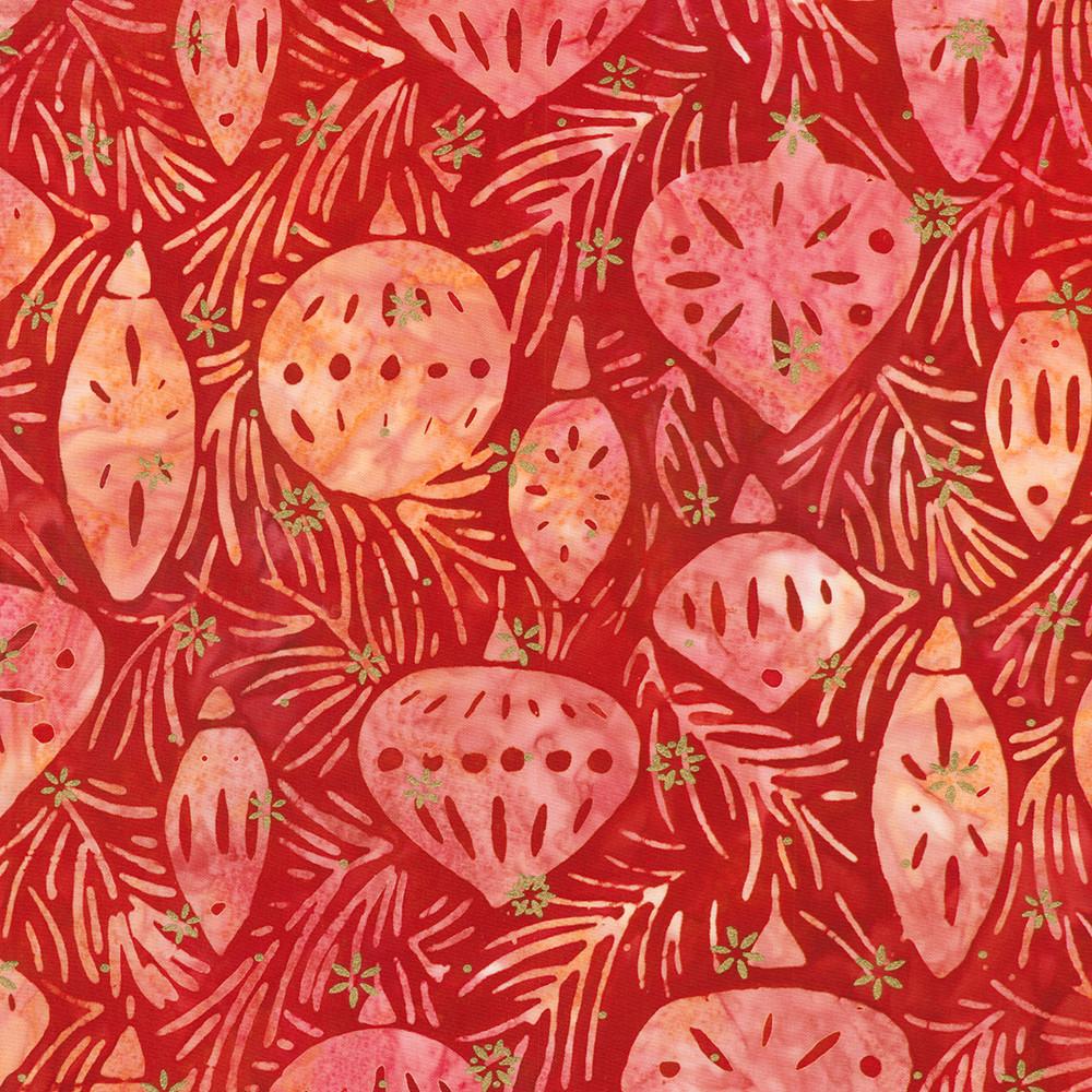 robert kaufman fabrics AMDM-23152-3 RED from Artisan Batiks: Twinkle Lights