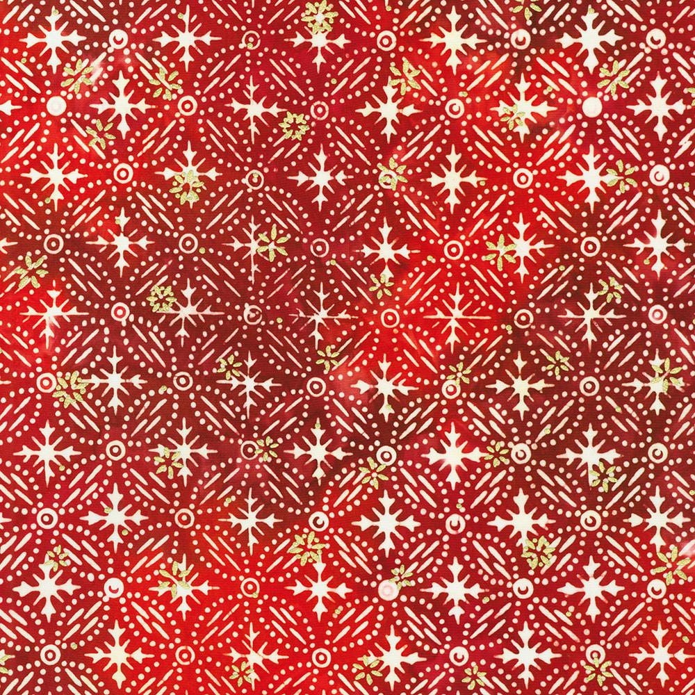 robert kaufman fabrics AMDM-23154-478 CANDY CANE from Artisan Batiks: Twinkle Lights