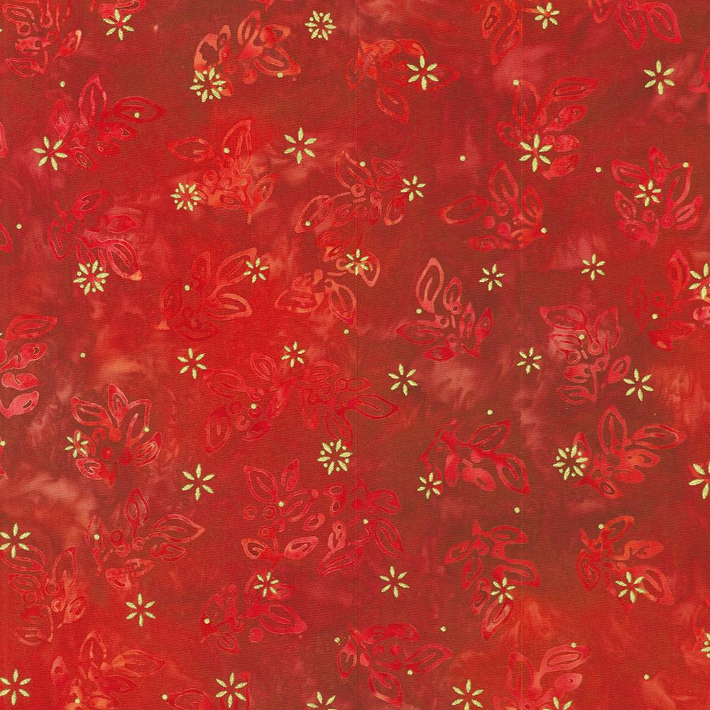 robert kaufman fabrics AMDM-23155-113 CRANBERRY from Artisan Batiks: Twinkle Lights