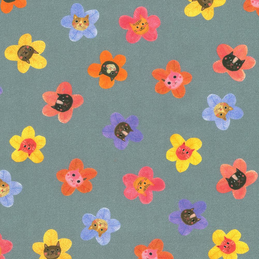 Robert Kaufman Fabrics ANAD-23288-398 DOLPHIN By Subhashini Narayanan From Whisker Wonderland