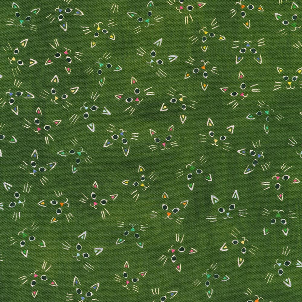 robert kaufman fabrics ANAD-23290-44 FOREST by Subhashini Narayanan from Whisker Wonderland