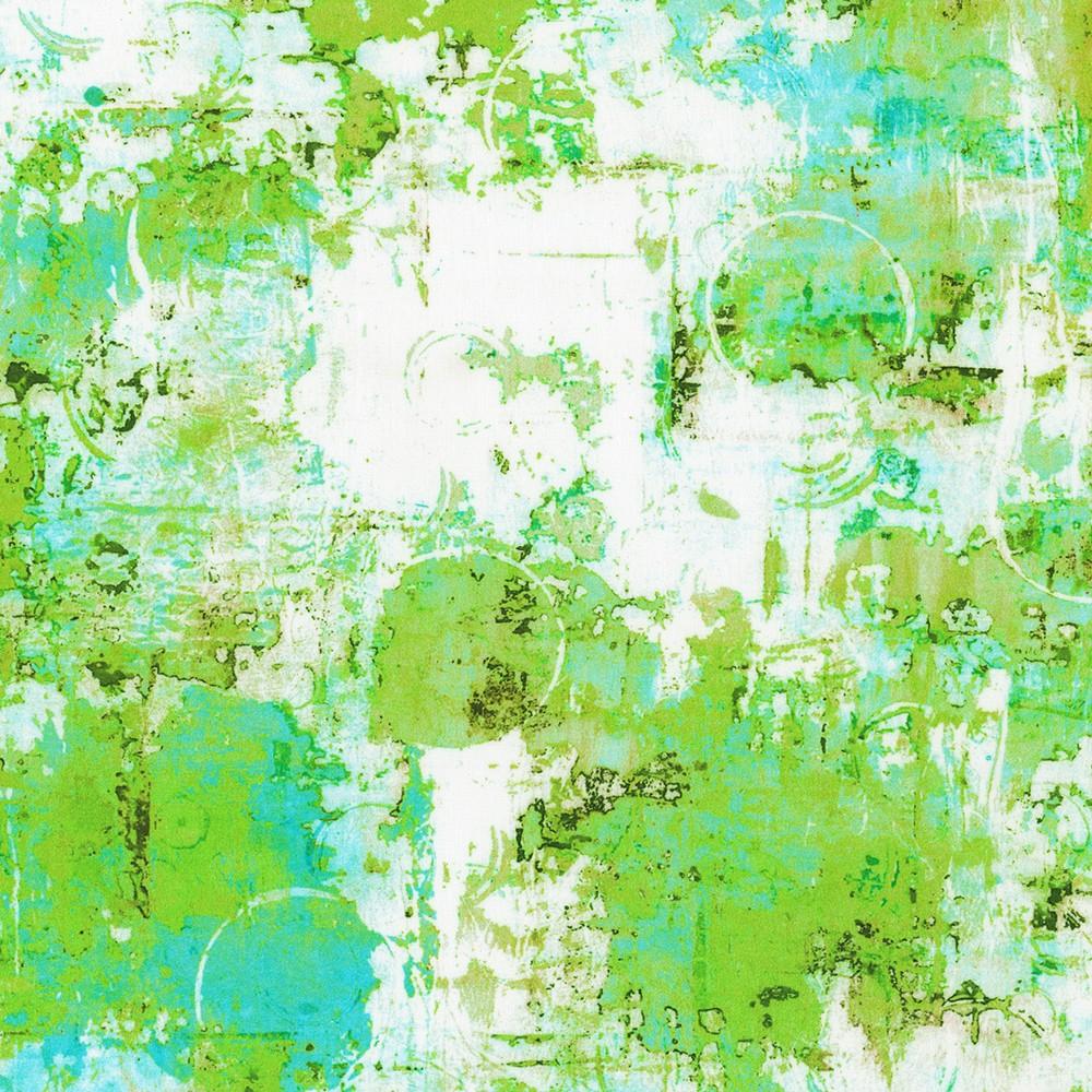 Robert Kaufman Fabrics ANJD-22865-33 KIWI By Leslie Tucker Jenison From Wishwell: Industrial Imprints