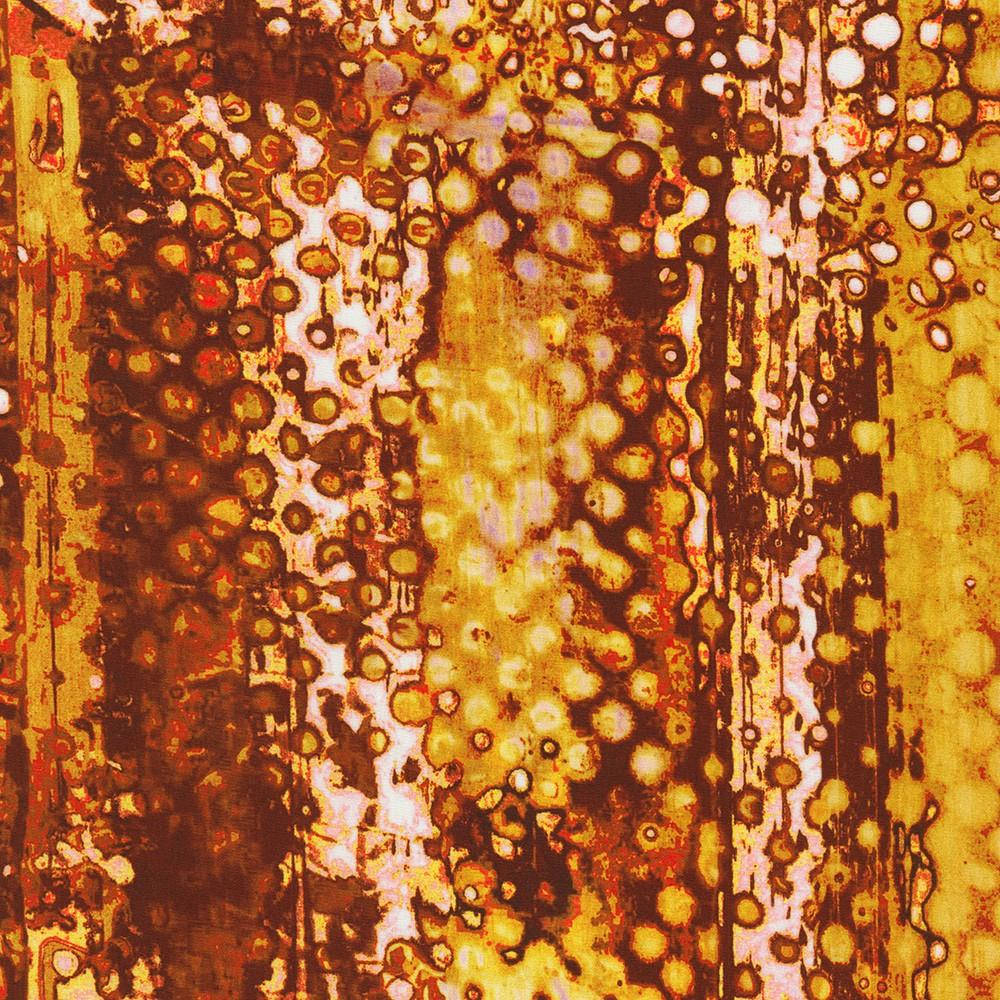 robert kaufman fabrics ANJD-22866-291 CURRY by Leslie Tucker Jenison from Wishwell: Industrial Imprints