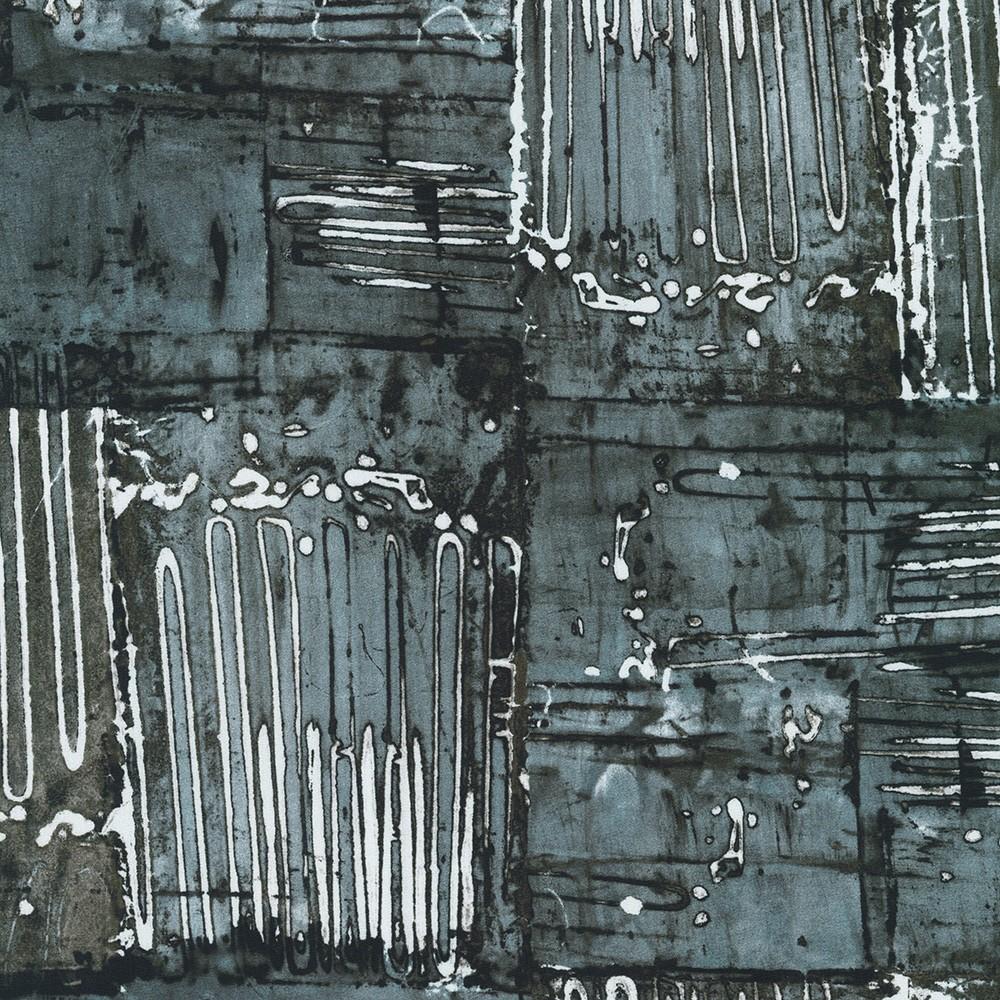 robert kaufman fabrics ANJD-22867-184 CHARCOAL by Leslie Tucker Jenison from Wishwell: Industrial Imprints