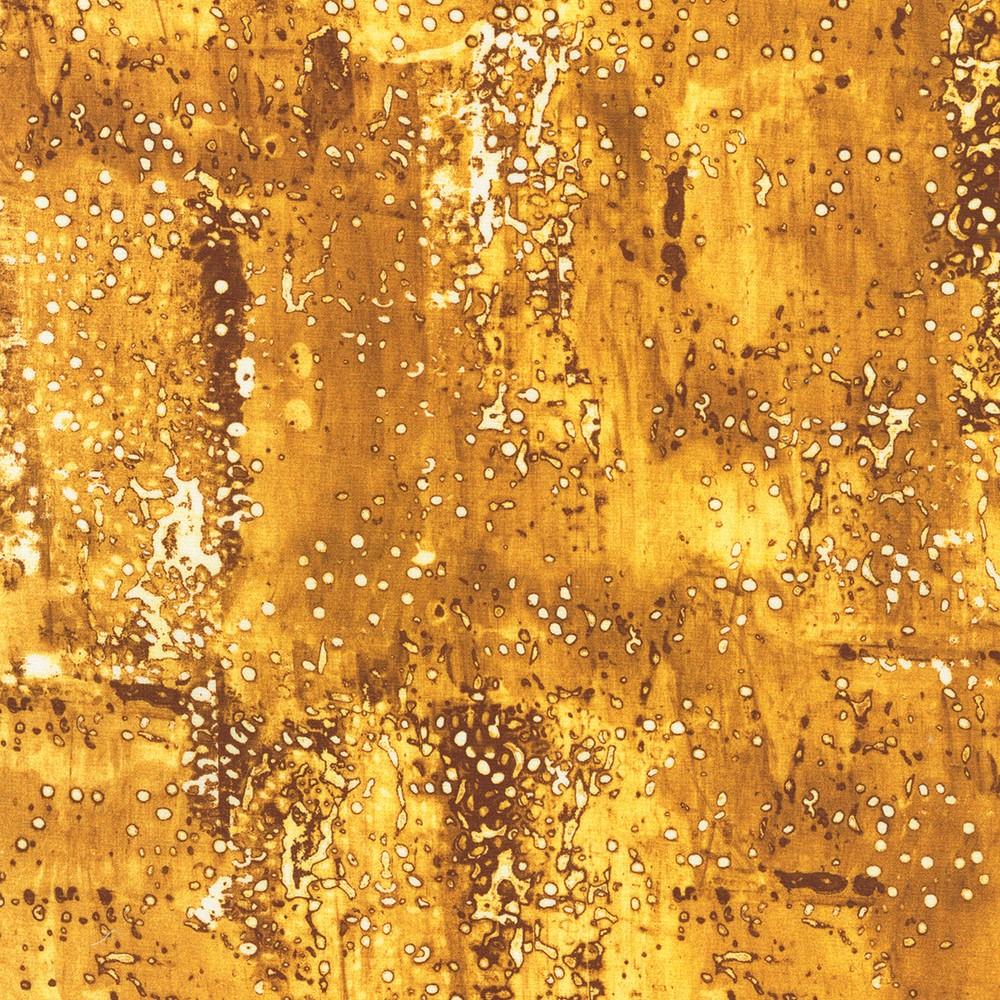robert kaufman fabrics ANJD-22869-291 CURRY by Leslie Tucker Jenison from Wishwell: Industrial Imprints