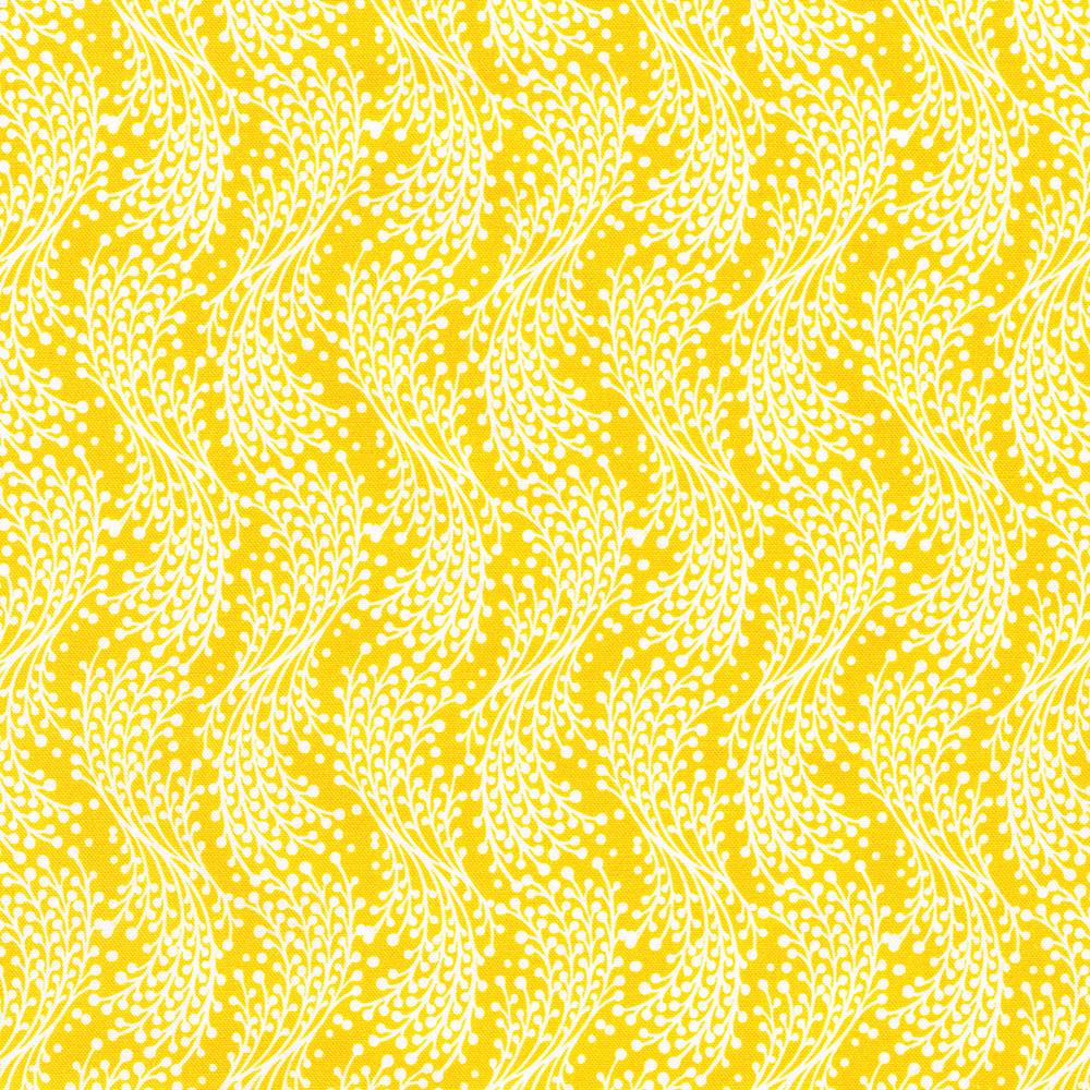 robert kaufman fabrics APWD-23249-5 YELLOW by Lola & Bek from Sunflower Sonata