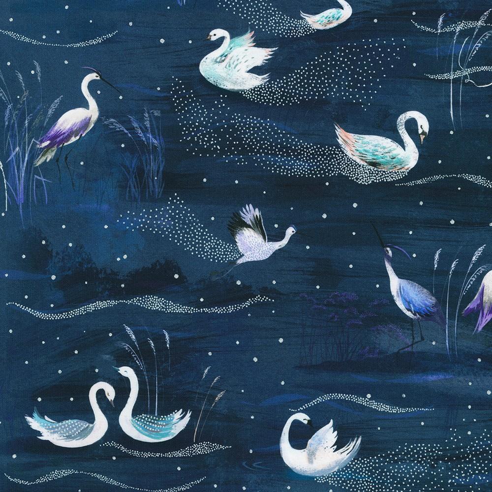 robert kaufman fabrics AQODM-22923-312 STARRY NIGHT by Sanja Rescek from Silver Lake