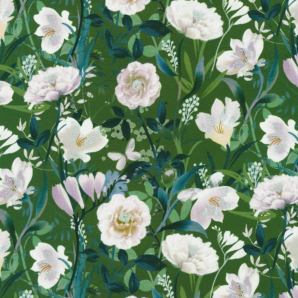robert kaufman fabrics AQODM-22925-45 MOSS by Sanja Rescek from Silver Lake