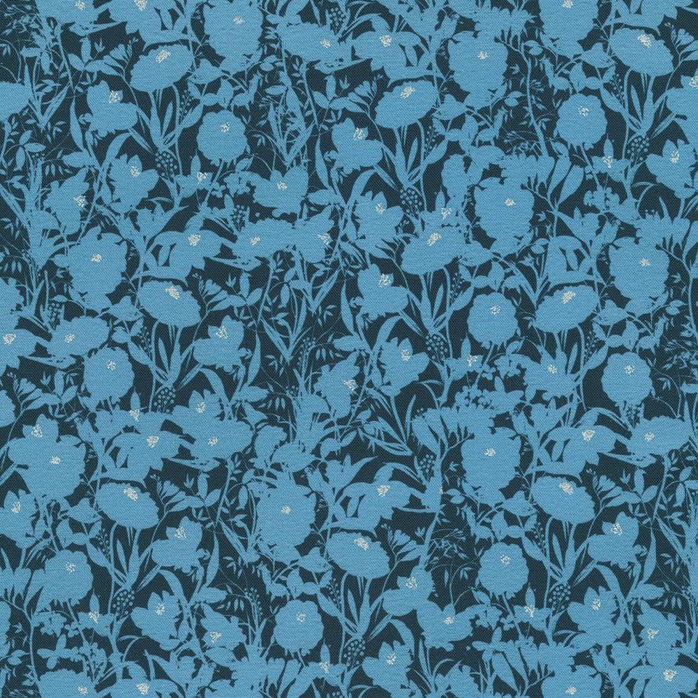 robert kaufman fabrics AQODM-22928-68 DUSTY BLUE by Sanja Rescek from Silver Lake
